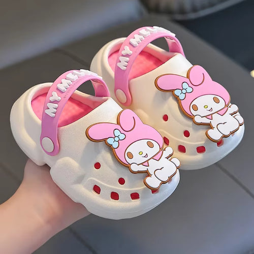Children'S Fashion Cute Hello Kitty Sandals Slippers Cinnamoroll Cartoon Anime Garden Sandals Home Bathroom Bathing Anti-Slip