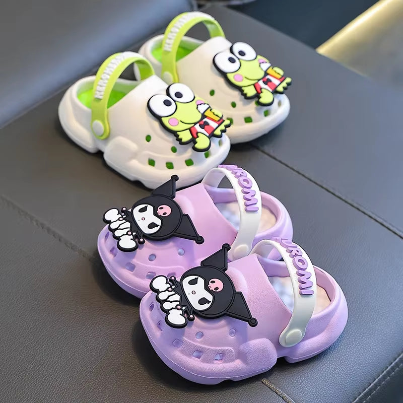 Children'S Fashion Cute Hello Kitty Sandals Slippers Cinnamoroll Cartoon Anime Garden Sandals Home Bathroom Bathing Anti-Slip